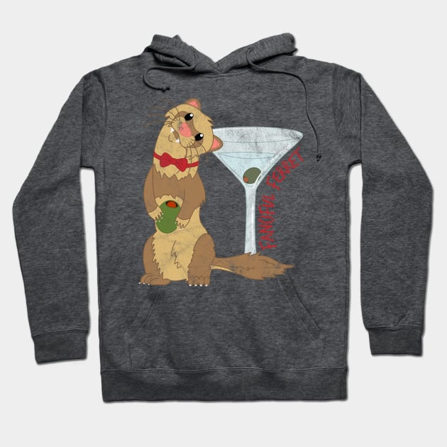 Fanciful Ferret Hoodie by Sepheria